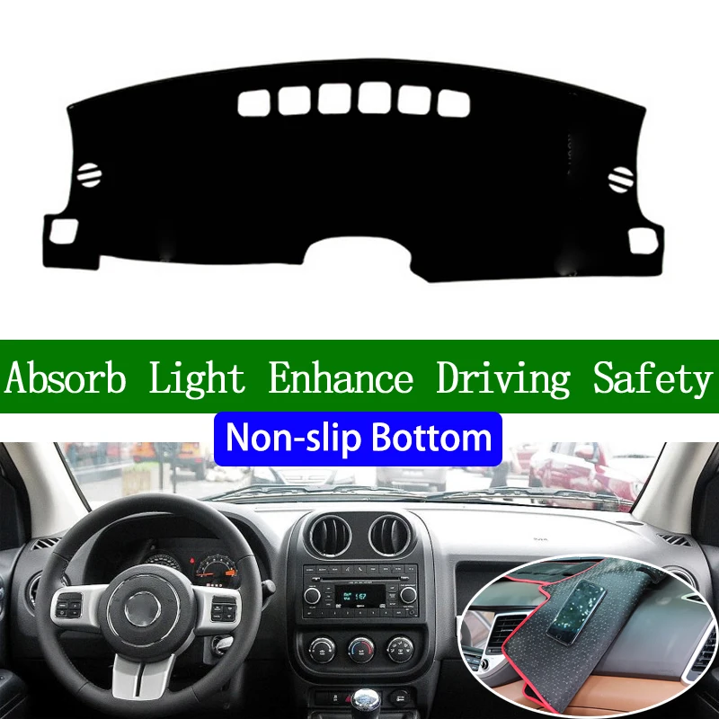 For Jeep Compass 2010 2011 2012 2013 2014 2015 Non-slip Bottom Dashboard Cover Car Decals Car Stickers Interior Car Accessories
For Jeep Compass 2010 2011 2012 2013 2014 2015 Non-slip Bottom Dashboard Cover Car Decals Car Stickers Interior Car Accessories