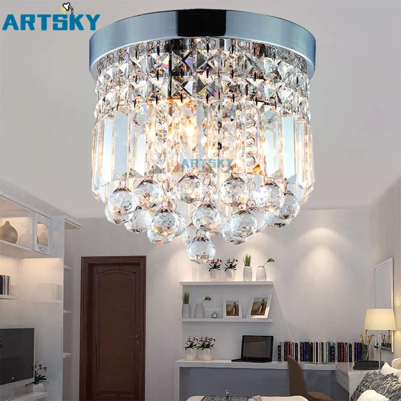 Modern Circular Transparent Crystal 220V E14 1&3 Head Lamp LED Ceiling Light for Living Room/Dining Room/ Corridor/ Entrance
Modern Circular Transparent Crystal 220V E14 1&3 Head Lamp LED Ceiling Light for Living Room/Dining Room/ Corridor/ Entrance
