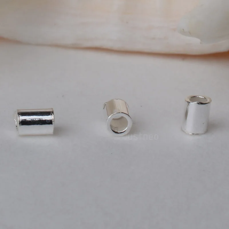 crimp bead,2*1.6mm solid 925 sterling silver crimp tube with 1mm hole,micro cut bead cord tip for all beading wire
crimp bead,2*1.6mm solid 925 sterling silver crimp tube with 1mm hole,micro cut bead cord tip for all beading wire