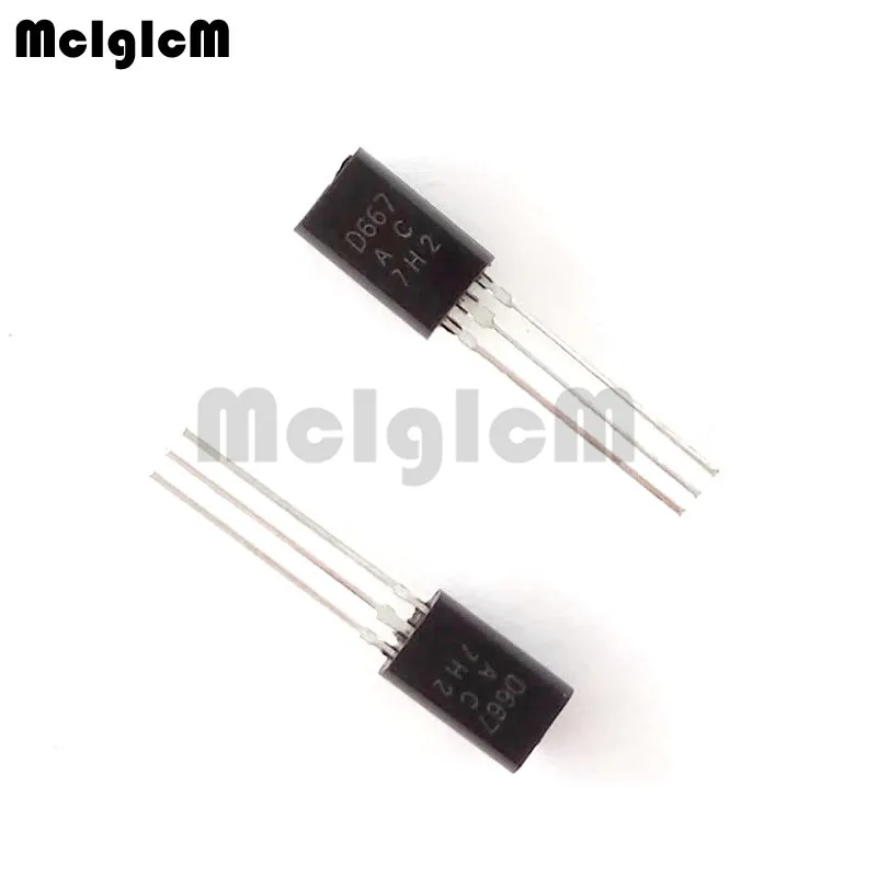 MCIGICM 100PCS 2SD667 D667 TO-92L Plastic-Encapsulate Transistors d667 transistor
MCIGICM 100PCS 2SD667 D667 TO-92L Plastic-Encapsulate Transistors d667 transistor