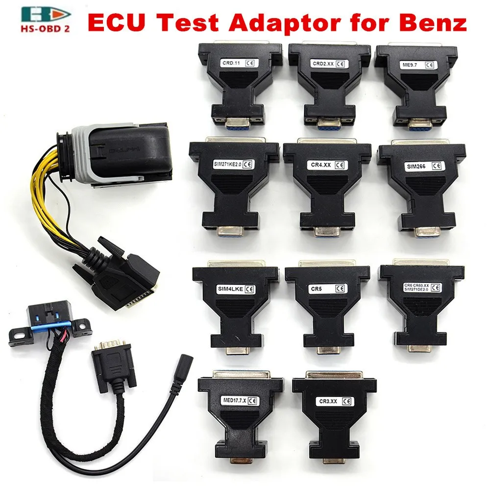 New ECU Test Adaptor for Benz ECU adaptor Tool Work with MB KEY OBD2/VVDI Tool /NEC57/KTAG/Kess ECU Cable for Benz Free Shipping
New ECU Test Adaptor for Benz ECU adaptor Tool Work with MB KEY OBD2/VVDI Tool /NEC57/KTAG/Kess ECU Cable for Benz Free Shipping
