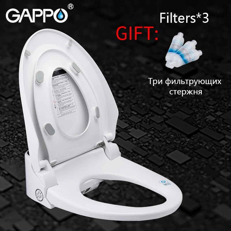 

GAPPO Toilet Seats Smart bidet toilet Seats intelligent Clean Dry Toilet cover washlet Elongated bidet Lid cover heated Sits