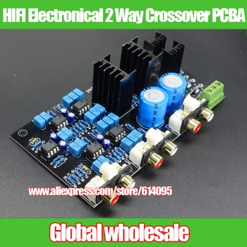 HIFI Electronical 2 Way Crossover PCBA ClassA Power Linkwitz-Riley filter 4-Channel Output Crossover-point 2.2K Hz Free Shipping
HIFI Electronical 2 Way Crossover PCBA ClassA Power Linkwitz-Riley filter 4-Channel Output Crossover-point 2.2K Hz Free Shipping