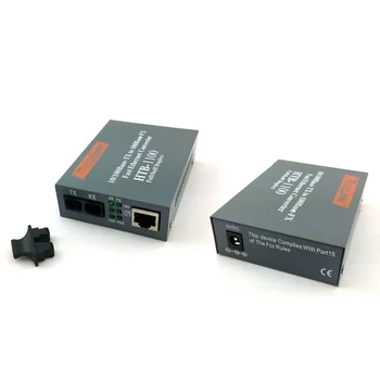 25km SC 10/100M Optical Fiber Media Converter 1 Pair HTB-3100AB Fiber Transceiver Single Fiber Converter
25km SC 10/100M Optical Fiber Media Converter 1 Pair HTB-3100AB Fiber Transceiver Single Fiber Converter