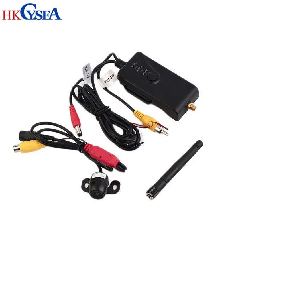 2.4Ghz WIFI Transmitter +Car Reverse Backup Camera video Receiver Rear View Reversing For iPhone IOS/ Android phones
2.4Ghz WIFI Transmitter +Car Reverse Backup Camera video Receiver Rear View Reversing For iPhone IOS/ Android phones