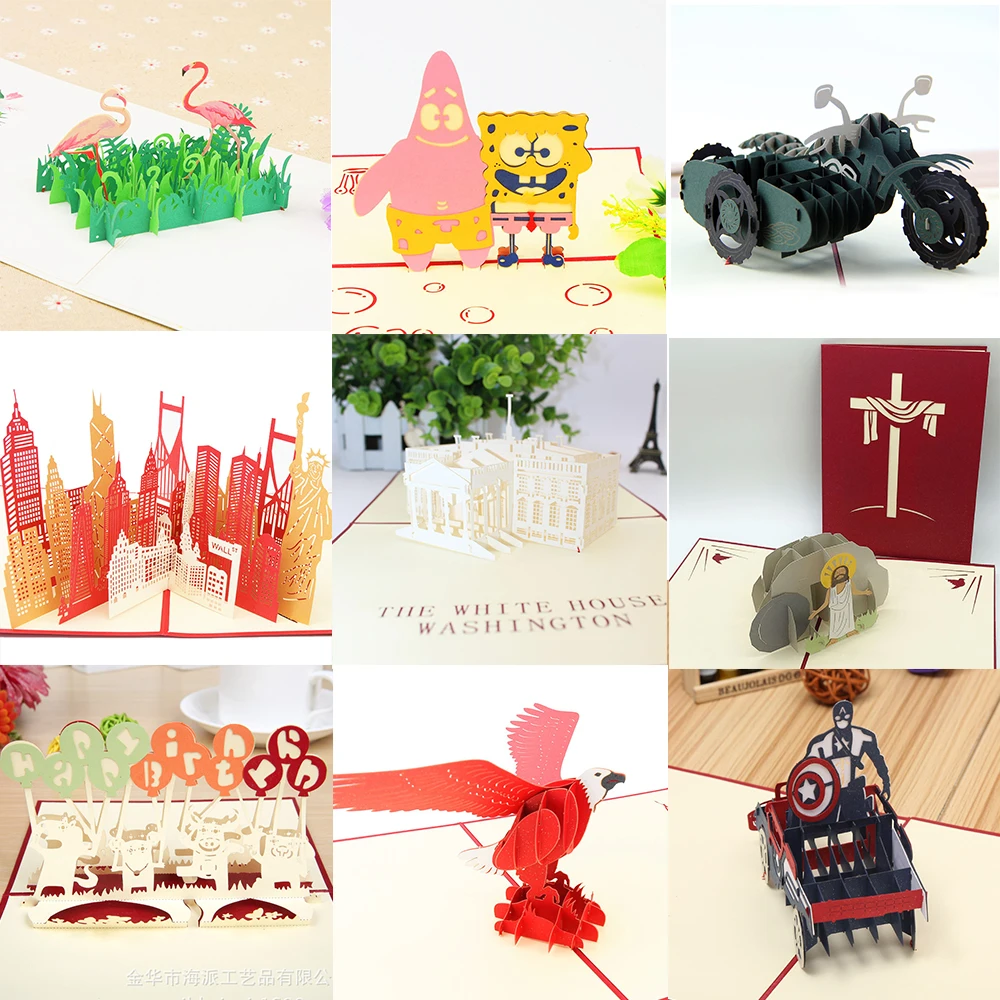Pop UP 3D Birthday Cards World Attractions Place Business Wedding Invitations Card Tourist Postcard Greeting Gift Thank You Card
Pop UP 3D Birthday Cards World Attractions Place Business Wedding Invitations Card Tourist Postcard Greeting Gift Thank You Card