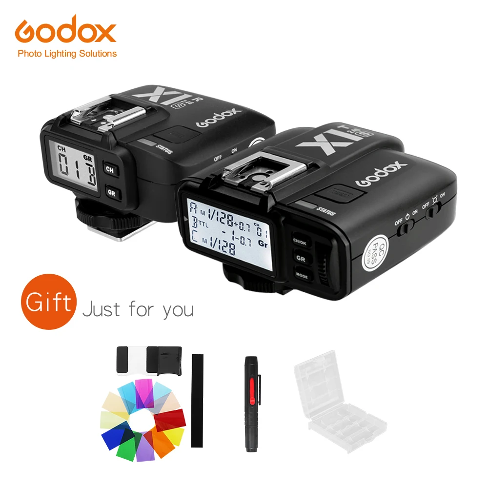 GODOX X1S TTL 2.4G 1/8000s HSS Wireless Flash Trigger X1T-S Transmitter X1R-S Receiver for Sony A58 A7RII A99 A7R A6300
GODOX X1S TTL 2.4G 1/8000s HSS Wireless Flash Trigger X1T-S Transmitter X1R-S Receiver for Sony A58 A7RII A99 A7R A6300