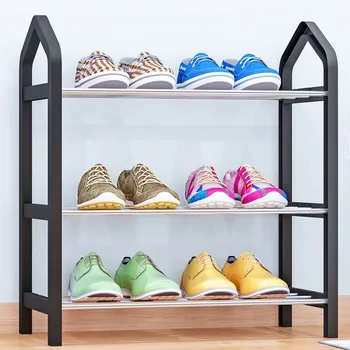 Simple Shoe rack Steel Pipe Plastic 3 Tier Shoe Rack Shelf Easy Assembled Light Storage Organizer Stand Holder Space Saving
Simple Shoe rack Steel Pipe Plastic 3 Tier Shoe Rack Shelf Easy Assembled Light Storage Organizer Stand Holder Space Saving