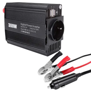 300W Car Inverter 12v 220v 110v 60Hz 50Hz AC DC Converter Car Power Inverter 5V 4.2A Dual USB Charger EU US UK Plug Car Styling
300W Car Inverter 12v 220v 110v 60Hz 50Hz AC DC Converter Car Power Inverter 5V 4.2A Dual USB Charger EU US UK Plug Car Styling