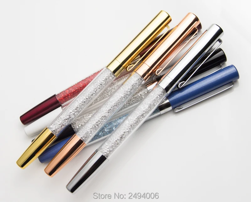 New Creative Metal Crystal Diamond Ball Pen Set Stationery Refill 0.5mm Signature Ballpoint Pen
New Creative Metal Crystal Diamond Ball Pen Set Stationery Refill 0.5mm Signature Ballpoint Pen