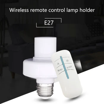 Max 50W 30m E27 220V Screw Wireless Remote Control Light Lamp Bulb Holder Cap Socket Switch On Off Sleep
Max 50W 30m E27 220V Screw Wireless Remote Control Light Lamp Bulb Holder Cap Socket Switch On Off Sleep