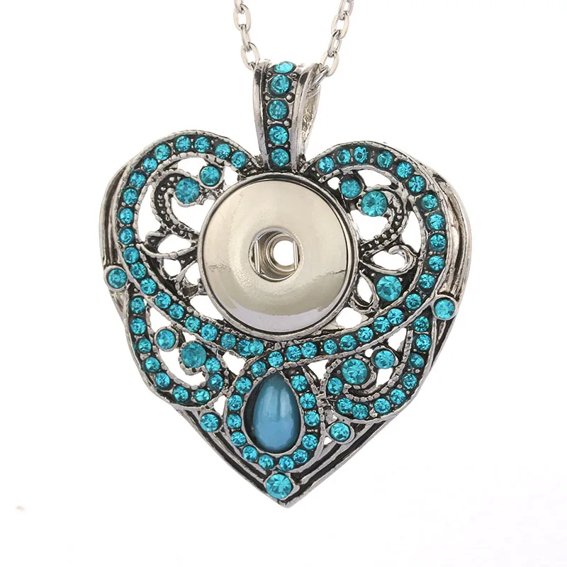 New Crystal 18mm Snap Pendant Necklace Heart Snap Necklace for women Fit 18mm Snap Buttons Jewelry
New Crystal 18mm Snap Pendant Necklace Heart Snap Necklace for women Fit 18mm Snap Buttons Jewelry