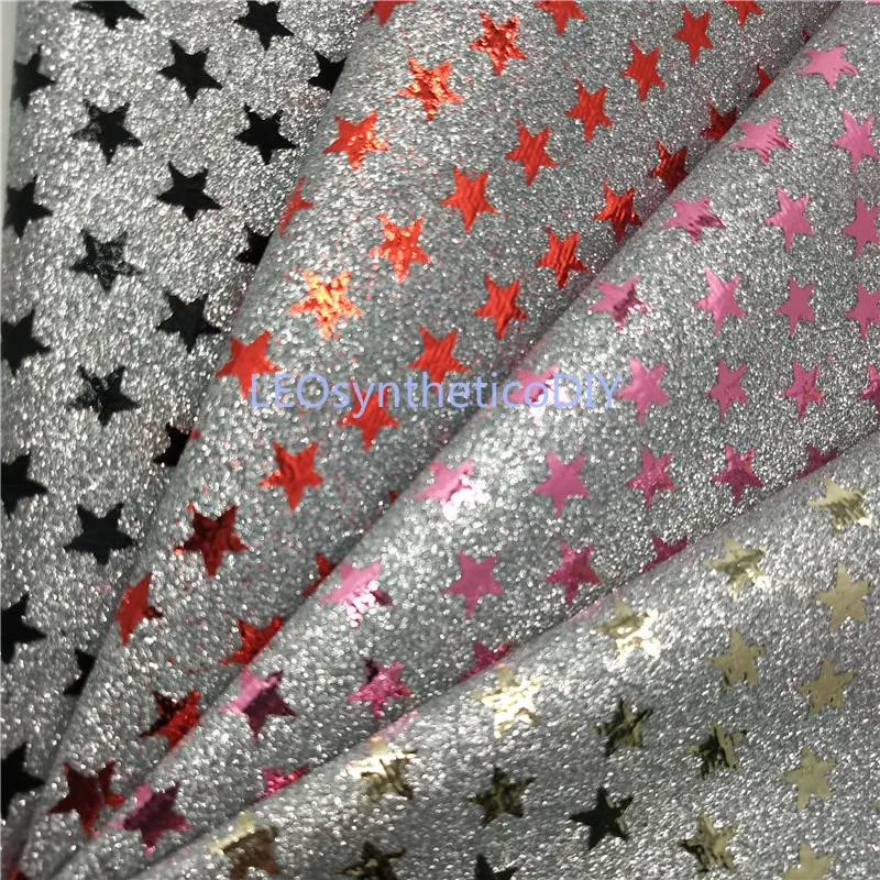 1PC 21X29CM Stars Printed Glitter Fabirc, Glitter Leather, Glitter Leather Sheets For Making Bows LEOsyntheticoDIY T238A
1PC 21X29CM Stars Printed Glitter Fabirc, Glitter Leather, Glitter Leather Sheets For Making Bows LEOsyntheticoDIY T238A