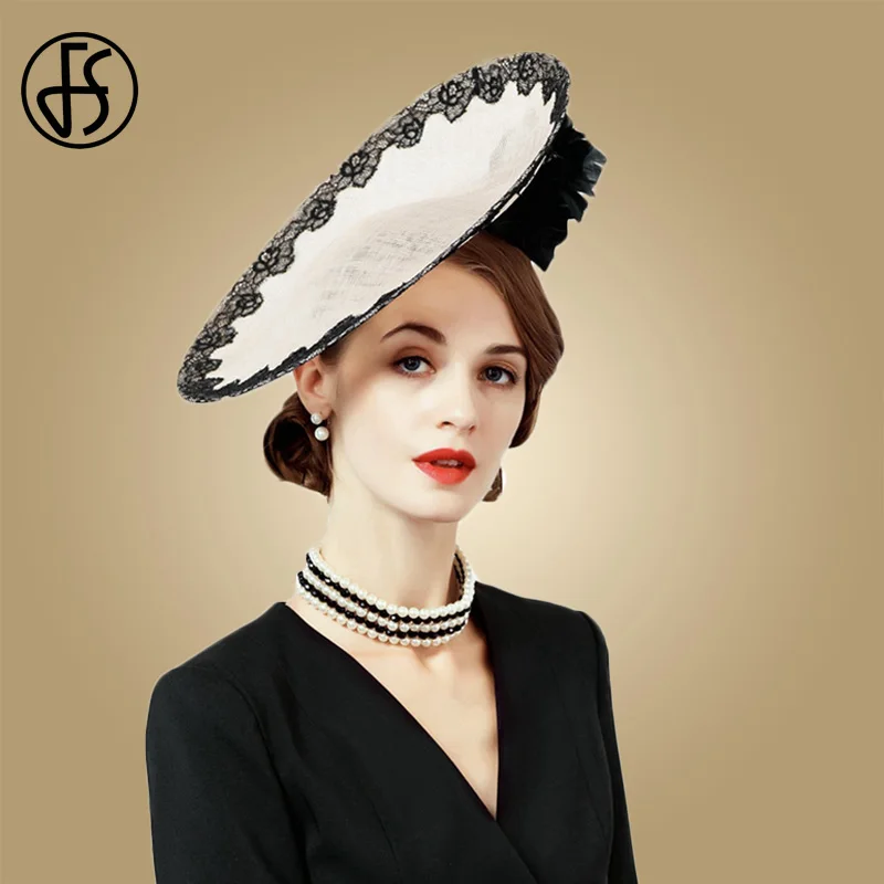 FS Fascinators Ladies Hat For Wedding Beige White Fedora Hats Spring Summer Large Wide Brim Lace Church Kentucky Derby Fedoras
FS Fascinators Ladies Hat For Wedding Beige White Fedora Hats Spring Summer Large Wide Brim Lace Church Kentucky Derby Fedoras