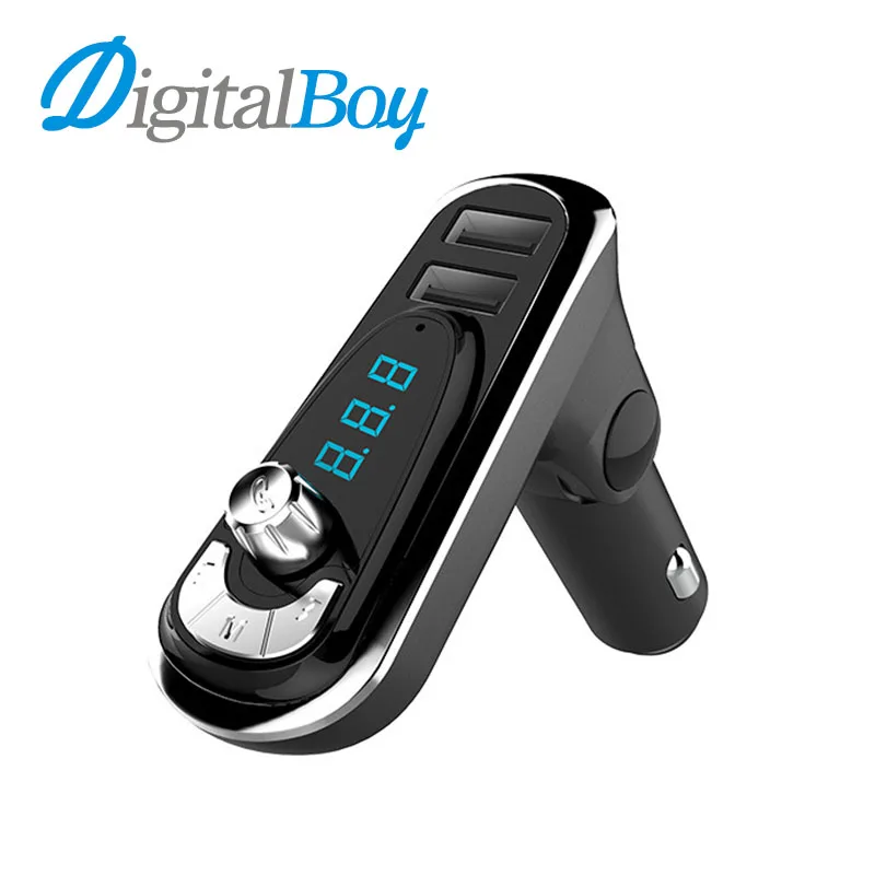 Digitalboy Car Kit MP3 Player FM Transmitter Wireless Bluetototh Handsfree Car Modulator TF Card Music Dual USB for Car Charger
Digitalboy Car Kit MP3 Player FM Transmitter Wireless Bluetototh Handsfree Car Modulator TF Card Music Dual USB for Car Charger