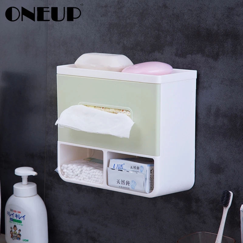 ONEUP Toilet Paper Holders Punch Free Plastic Tissue Box Multi-grid Storage Rack For Bathroom Kitchen Portable Paper Holders
ONEUP Toilet Paper Holders Punch Free Plastic Tissue Box Multi-grid Storage Rack For Bathroom Kitchen Portable Paper Holders