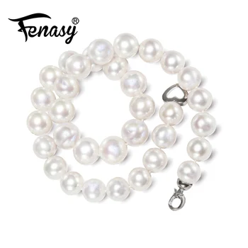 FENASY Pearl Jewelry,natural pearl necklace 9-11mm, Nearly round pearl necklace for women CLASSIC Necklace choker necklace
FENASY Pearl Jewelry,natural pearl necklace 9-11mm, Nearly round pearl necklace for women CLASSIC Necklace choker necklace