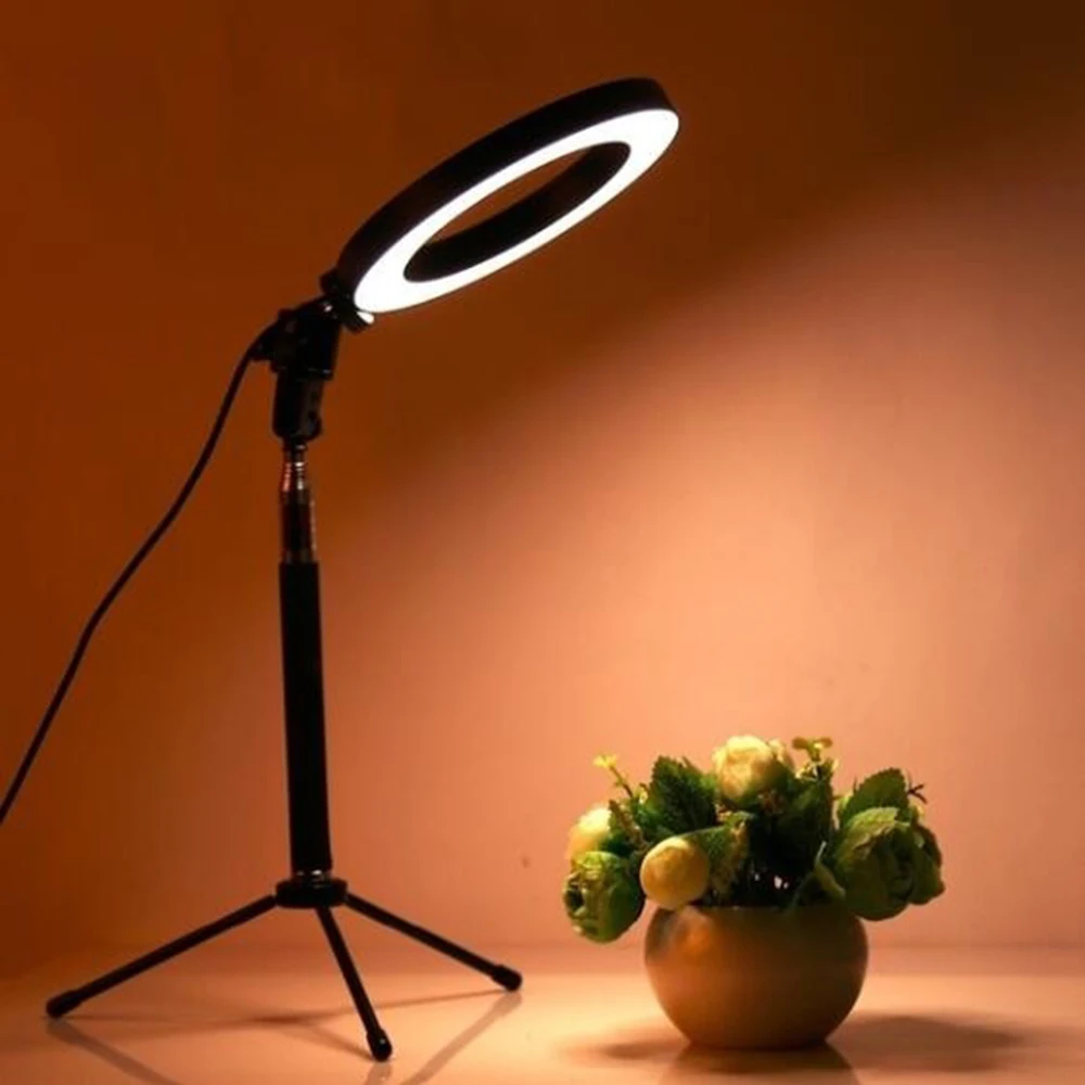 Photography Adjustable brightness LED Studio Camera Ring Light Photo Phone Video Light Lamp Fill Light For video chat makeup New
Photography Adjustable brightness LED Studio Camera Ring Light Photo Phone Video Light Lamp Fill Light For video chat makeup New
