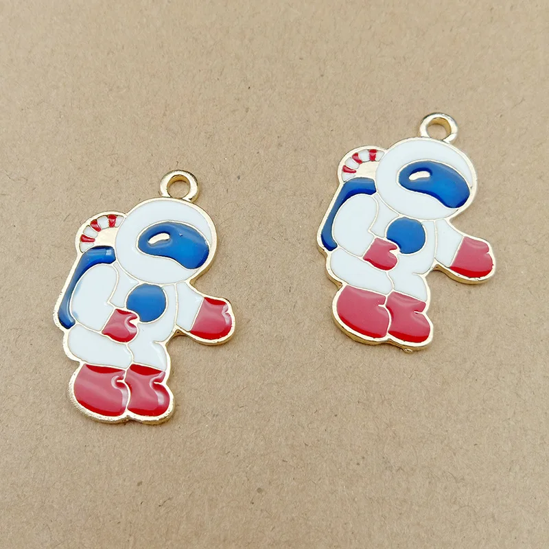 10pcs 24x35mm enamel spaceman charm for jewelry making earring pendant bracelet charm fashion charms
10pcs 24x35mm enamel spaceman charm for jewelry making earring pendant bracelet charm fashion charms
