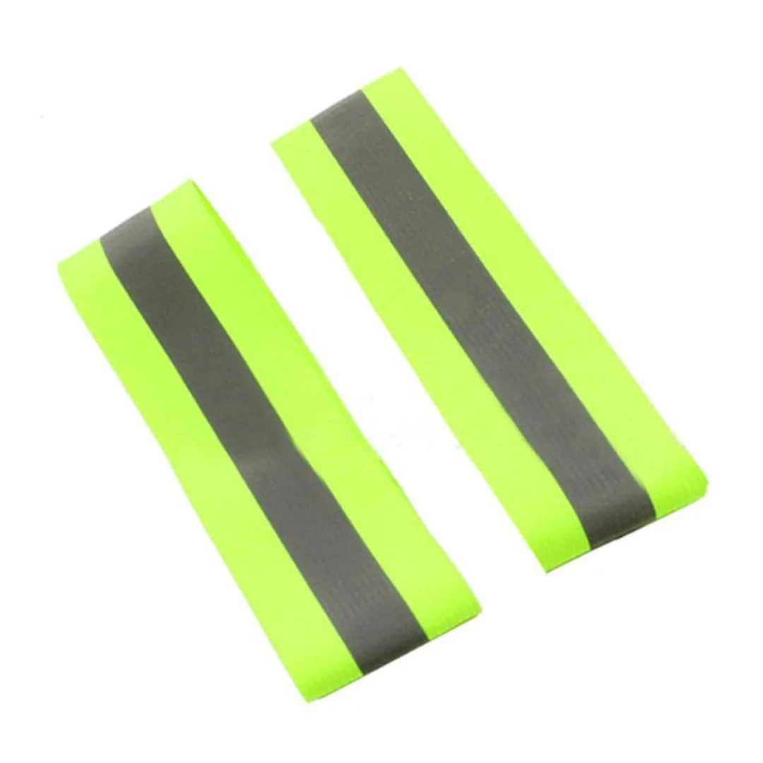 1Pc Sports Safety Luminous Reflective Belt Strap Arm Band Belt Snap Wrap Armband for Outdoor Night Running Cycling Jogging