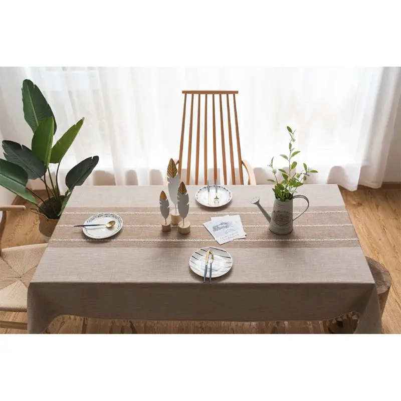 140 x 200 Decoration Elegant Cotton Linen Table Cloth With Tassel Edge Dust-proof Washable Kitchen Table Cover for Dining Table
140 x 200 Decoration Elegant Cotton Linen Table Cloth With Tassel Edge Dust-proof Washable Kitchen Table Cover for Dining Table