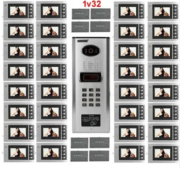 Top quality Building Home security Video Intercom System for 32-apartments 4.3" LCD Video Door Phone IR Video Doorbell in stock
Top quality Building Home security Video Intercom System for 32-apartments 4.3" LCD Video Door Phone IR Video Doorbell in stock