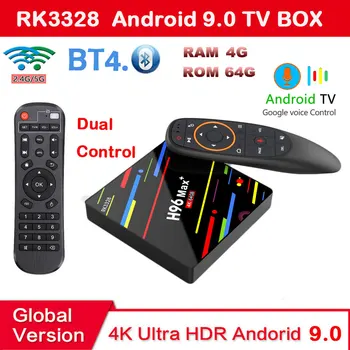 Android 9.0 TV Box H96 MAX Plus RK3328 4GB 64GB dual control 2.4/5G wifi USB3.0 HD2.0 support Youtube iptv google play H96MAX
Android 9.0 TV Box H96 MAX Plus RK3328 4GB 64GB dual control 2.4/5G wifi USB3.0 HD2.0 support Youtube iptv google play H96MAX