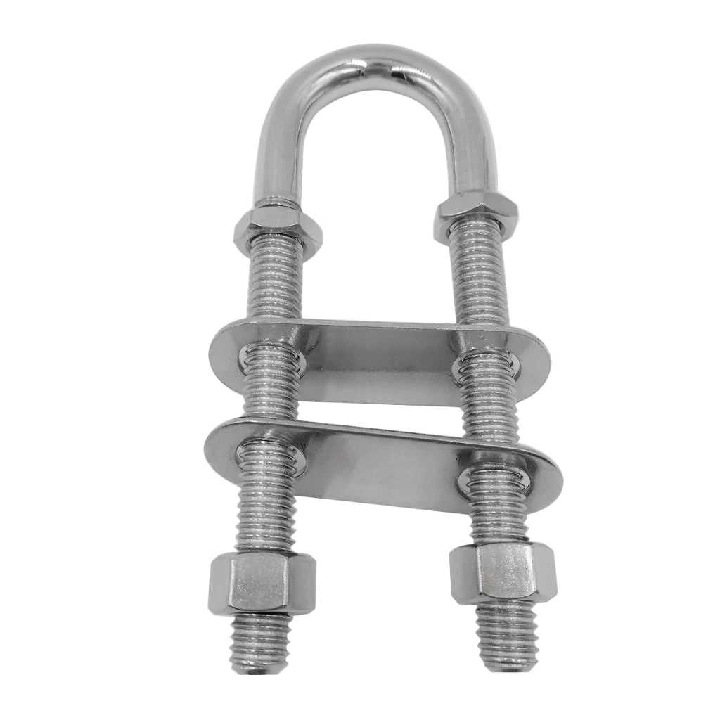 1 Pcs 3/8'x3' Yacht Bow Stern Eye U-Bolt Stainless Steel Marine Bolt Rope Rigging Replace Rowing Boats Accessories Marine U Bolt 1 Pcs 3/8'x3' Yacht Bow Stern Eye U-Bolt Stainless Steel Marine Bolt Rope Rigging Replace Rowing Boats Accessories Marine U Bolt