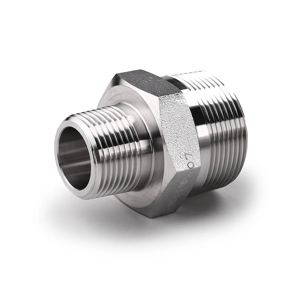 2pcs 304 Stainless Steel Pipe Fitting Reducer Hex Nipple Joint 1/4"x1/8" 3/8"x1/8" 3/8"x1/4" 1/2"x1/4" 1/2"x3/8" BSP Male Thread
2pcs 304 Stainless Steel Pipe Fitting Reducer Hex Nipple Joint 1/4"x1/8" 3/8"x1/8" 3/8"x1/4" 1/2"x1/4" 1/2"x3/8" BSP Male Thread
