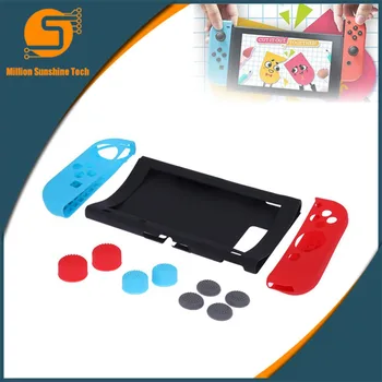11 in 1 Silicone Case for Nintend Switch NS Console Protective Skin Cover with Stick Grip Caps for Joy-Con Controller
11 in 1 Silicone Case for Nintend Switch NS Console Protective Skin Cover with Stick Grip Caps for Joy-Con Controller