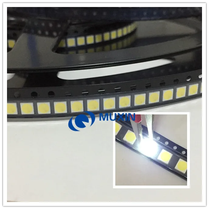 30 шт. высокой мощности SMD светодиодный 1 Вт 3 в холодный белый 3030 диодный ЖК