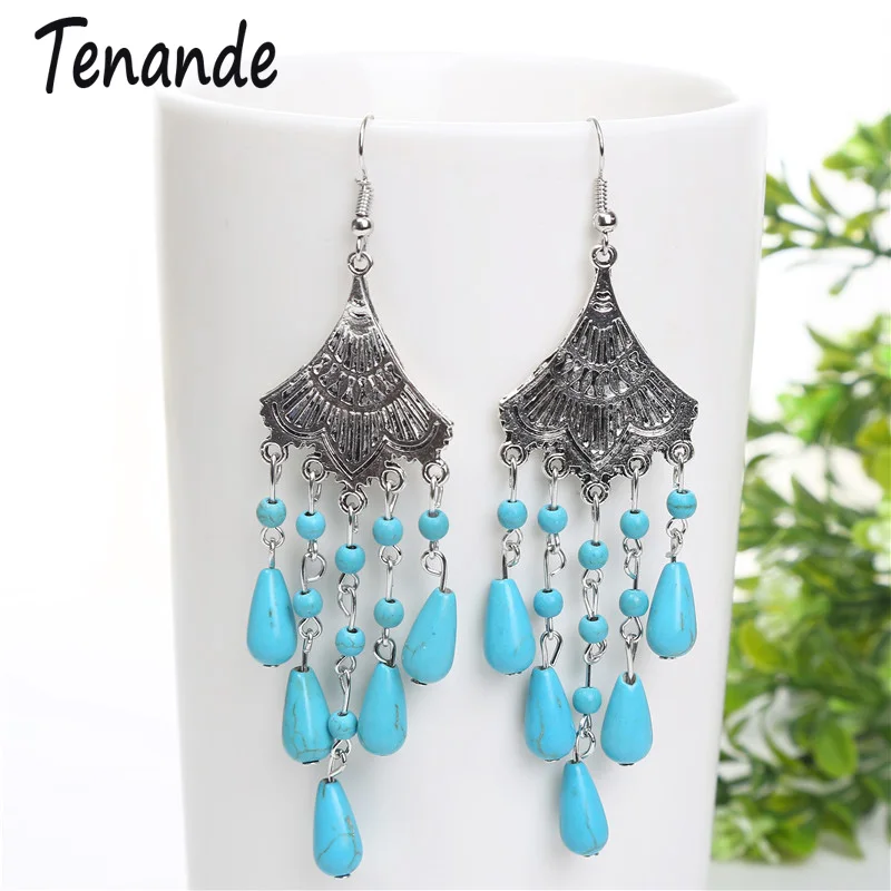 Tenande Bohemian Maxi Long Statement Natural Stone Bead Geometric Sector Water Droplet Dangle Earrings for Women Jewelry Vintage
Tenande Bohemian Maxi Long Statement Natural Stone Bead Geometric Sector Water Droplet Dangle Earrings for Women Jewelry Vintage