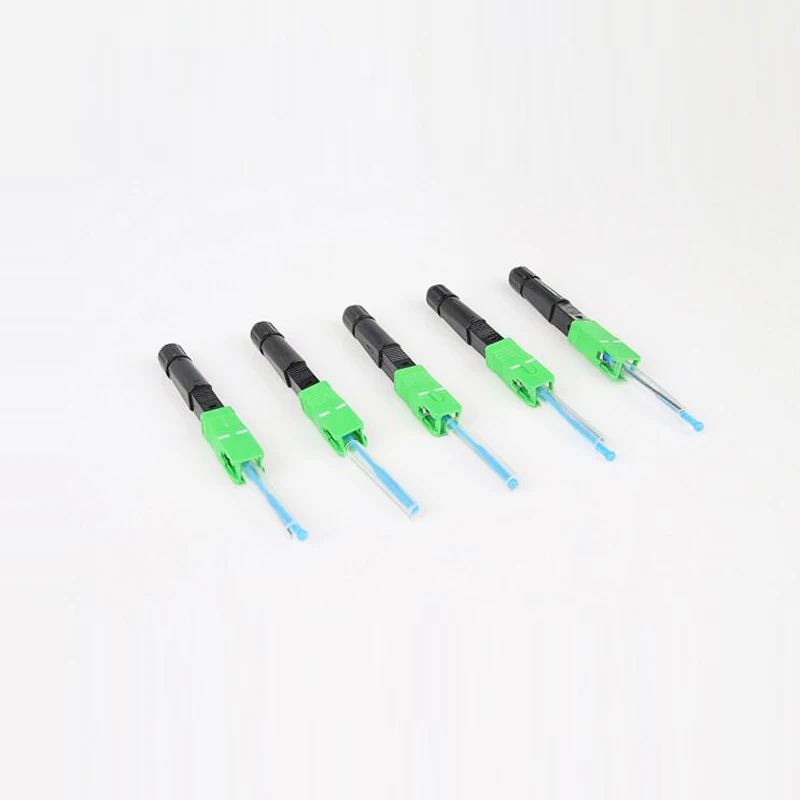 Free shipping 100pcs SC/APC Hot melt Fiber Optic Quick Connector SC APC FTTH Fast single-mode On | Мобильные телефоны и