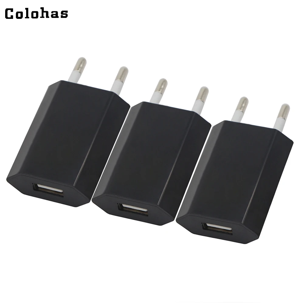 Colohas 3pcs/lot Quality 5V 1A USB Travel Wall Charger for Apple iPhone 5 5S SE 4 4S 3GS 6 6S EU US/CA Plug Home Charger Adapter
Colohas 3pcs/lot Quality 5V 1A USB Travel Wall Charger for Apple iPhone 5 5S SE 4 4S 3GS 6 6S EU US/CA Plug Home Charger Adapter
