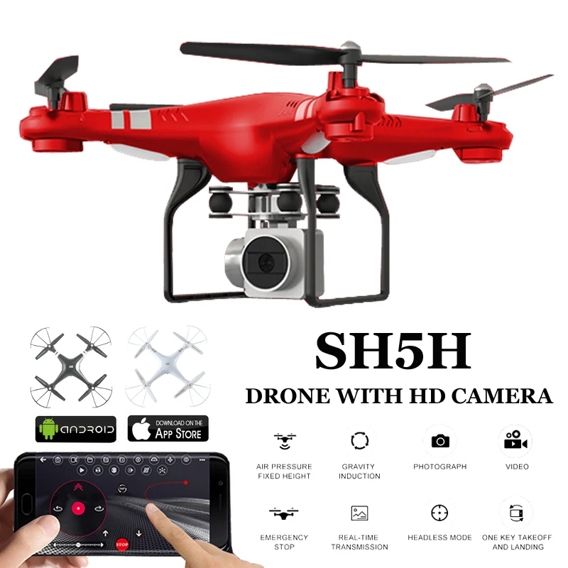 Drones With Camera HD 1080P WIFI Real Time Video Altitude Hold Headless One Key Return FPV Racing Dron RC Quadcopter With Camera
Drones With Camera HD 1080P WIFI Real Time Video Altitude Hold Headless One Key Return FPV Racing Dron RC Quadcopter With Camera