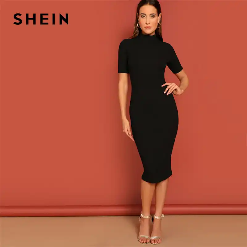 knee length dresses shein