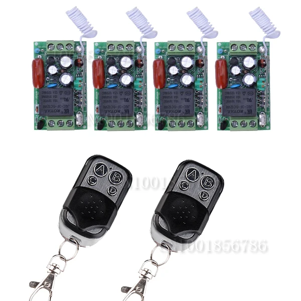 AC220V 1CH Remote Control Switches Lighting LED Lamp ON OFF Remote Controller 4Receiver 2Transmitter 315/433 Learn Code
AC220V 1CH Remote Control Switches Lighting LED Lamp ON OFF Remote Controller 4Receiver 2Transmitter 315/433 Learn Code