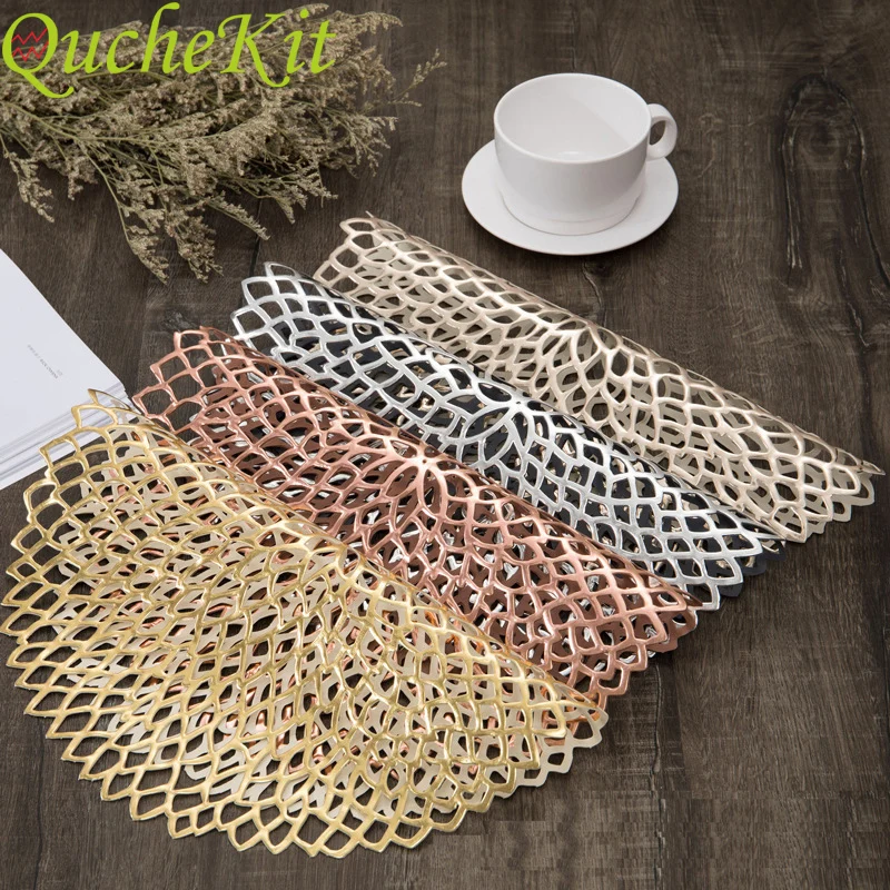 Round Flower Hollow Coasters PVC Table Placemat Dining Table Mat Cup Pad Slip Insulation Pad Kitchen Accessories Home Decoration
Round Flower Hollow Coasters PVC Table Placemat Dining Table Mat Cup Pad Slip Insulation Pad Kitchen Accessories Home Decoration