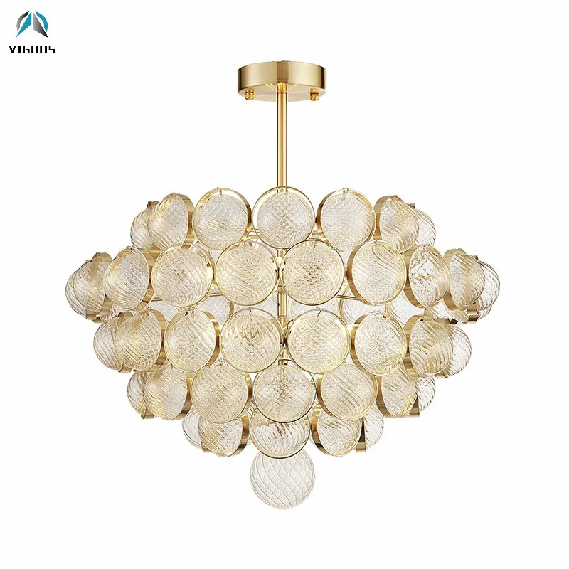 Post Modern Luxury Round Lustre Gold Metal Led Pendant Light Luminarias Glass Globes Rod Pendant Lamparas Lighting Fixtures
Post Modern Luxury Round Lustre Gold Metal Led Pendant Light Luminarias Glass Globes Rod Pendant Lamparas Lighting Fixtures