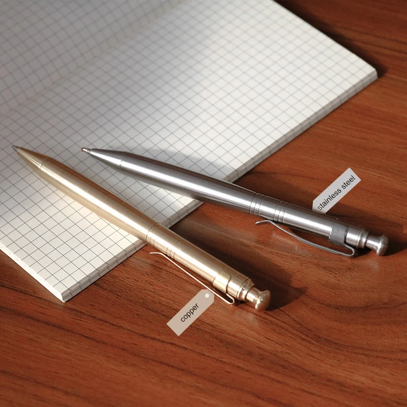 Retro Retractable Ballpoint Pen Copper Stainless Steel Black Ink 0.7mm Metal Gift Pens with A Box School Office Supplies
Retro Retractable Ballpoint Pen Copper Stainless Steel Black Ink 0.7mm Metal Gift Pens with A Box School Office Supplies