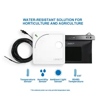 UbiBot WS1 WiFi Data logger Bundle Greenhouse Outdoor Temperature Highly Humidity Light Monitor Alert
UbiBot WS1 WiFi Data logger Bundle Greenhouse Outdoor Temperature Highly Humidity Light Monitor Alert