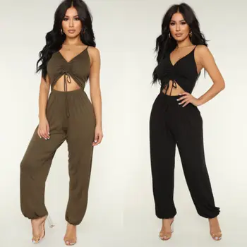 New Arrival Womens Sexy Sleeveless Straps Clubwear Bodysuit Party Jumpsuit Fitness Chiffon Long Trousers
New Arrival Womens Sexy Sleeveless Straps Clubwear Bodysuit Party Jumpsuit Fitness Chiffon Long Trousers