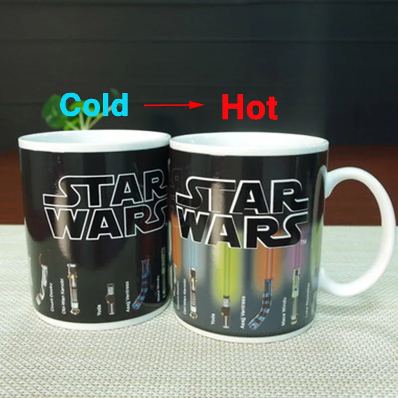 2019 New Color Changing Mug Star Wars Mug Lightsaber Heat Reveal Mug Color Change Coffee Cup Sensitive Ceramic Mug Drop Shipping
2019 New Color Changing Mug Star Wars Mug Lightsaber Heat Reveal Mug Color Change Coffee Cup Sensitive Ceramic Mug Drop Shipping