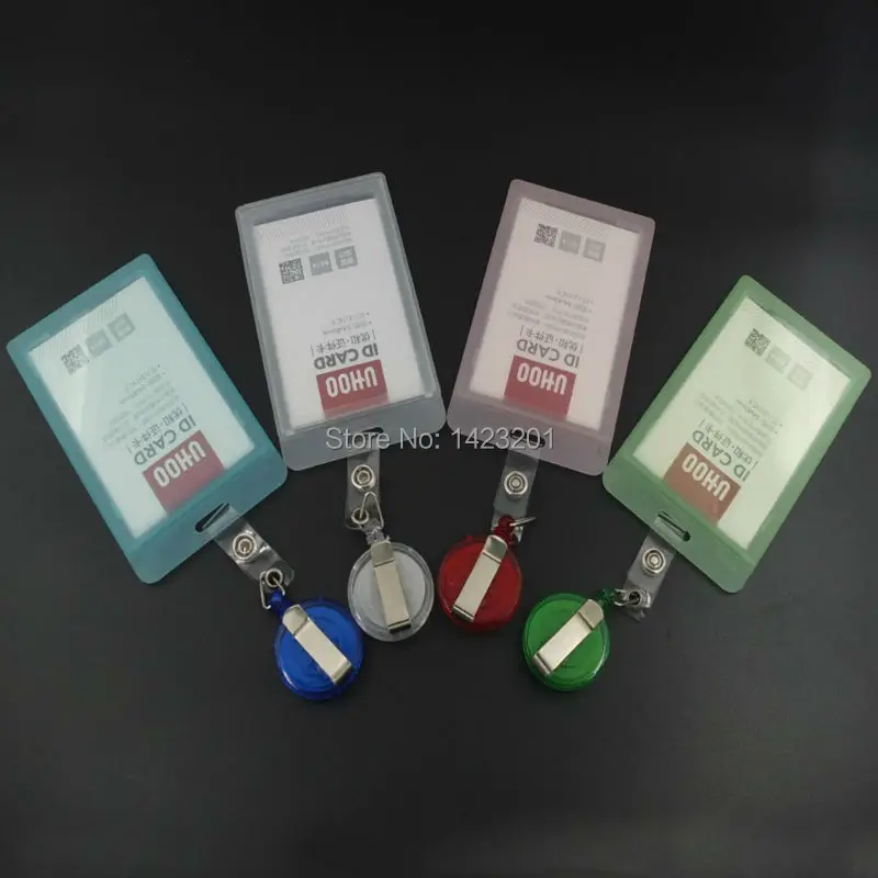 5 Pcs / Lot Hard ID Card Badge Holder + Reel Retractable YOYO Lanyard Credit Vertical
5 Pcs / Lot Hard ID Card Badge Holder + Reel Retractable YOYO Lanyard Credit Vertical