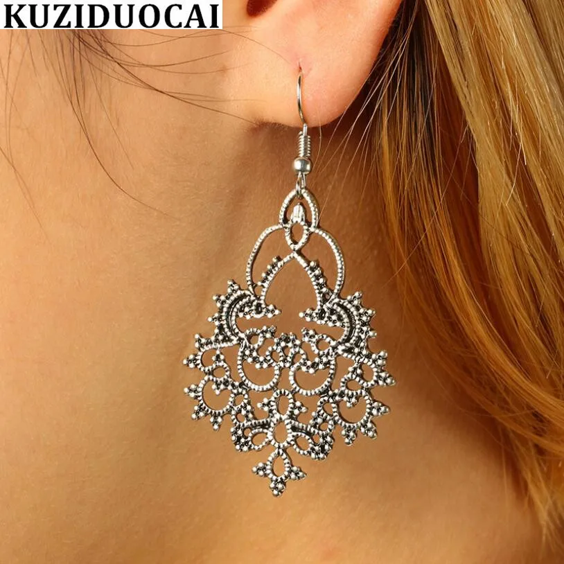 Kuziduocai New Fashion Jewelry Vintage Bohe Leaves Circle Carving Twig Statement Drop Earrings For Women Brincos Aretes E-1675
Kuziduocai New Fashion Jewelry Vintage Bohe Leaves Circle Carving Twig Statement Drop Earrings For Women Brincos Aretes E-1675