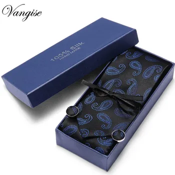Gift box 2018 Men`s Tie 100% Silk Jacquard Woven Necktie Hanky Cufflinks Sets For Formal Wedding Business Party 
Gift box 2018 Men`s Tie 100% Silk Jacquard Woven Necktie Hanky Cufflinks Sets For Formal Wedding Business Party