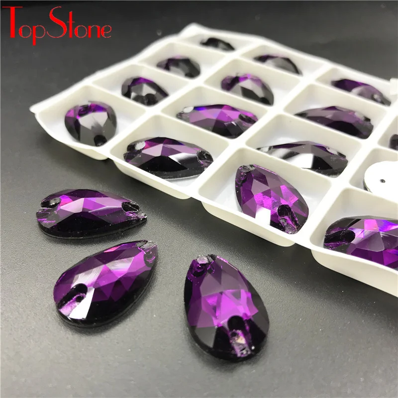 Drop Purple Velvet Sew on Rhinestones Glass Crystal Flatback Teardrop Rhinestones Sewing Crystal Stones For Dress Clothes
Drop Purple Velvet Sew on Rhinestones Glass Crystal Flatback Teardrop Rhinestones Sewing Crystal Stones For Dress Clothes