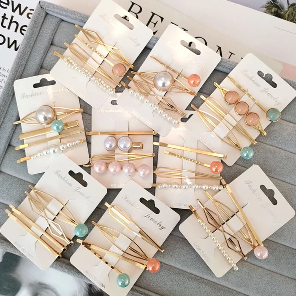 Xugar Hair Accessories Beads Hair Clips For Girls Women Colorful Pearl Hairpins Metal Geometric Barrettes Hairgrip
Xugar Hair Accessories Beads Hair Clips For Girls Women Colorful Pearl Hairpins Metal Geometric Barrettes Hairgrip