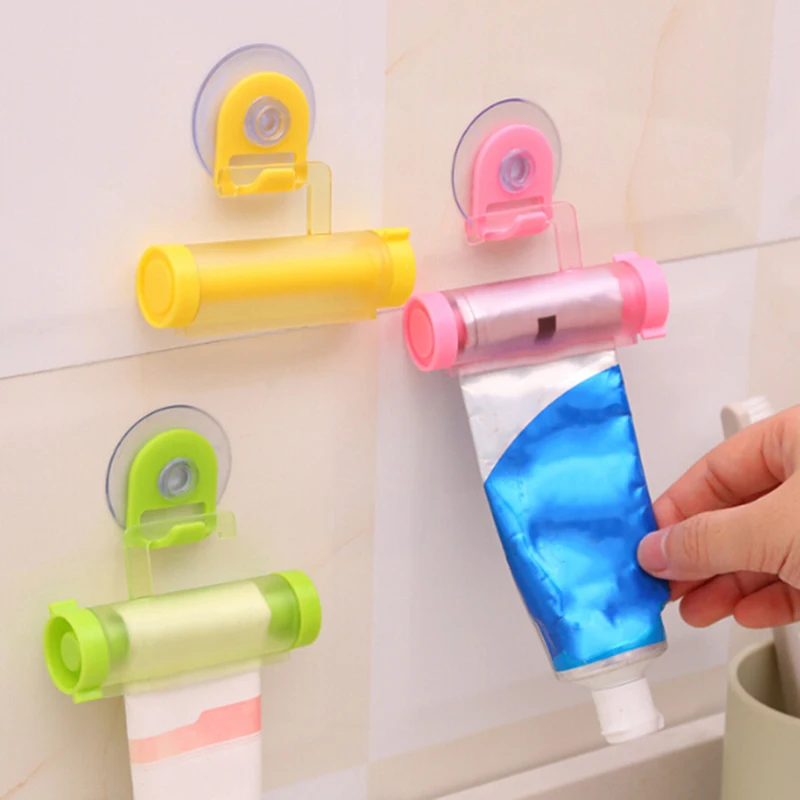 

Plastic Rolling Tube Squeezer Useful Toothpaste Easy Dispenser Bathroom Toothpaste Holder Bathroom Accessories Random color