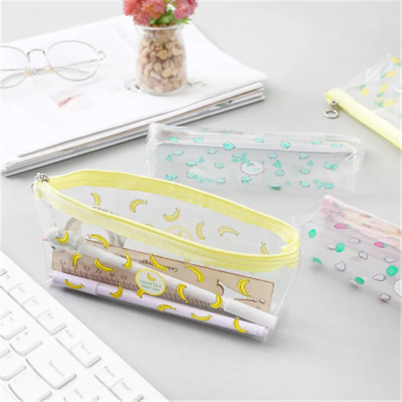 Banana Watermelon Fruit Pencil Case Transparent Pencil Bag Box Stationery Pen Pouch Kids Gift Home Office school Supplies
Banana Watermelon Fruit Pencil Case Transparent Pencil Bag Box Stationery Pen Pouch Kids Gift Home Office school Supplies